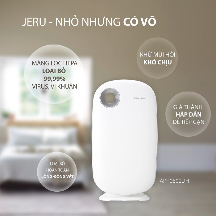 máy lọc không khí trong phòng ngủ 2