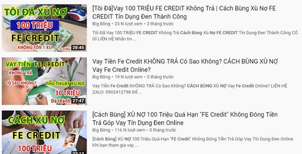 cách bùng nợ fe credit 3